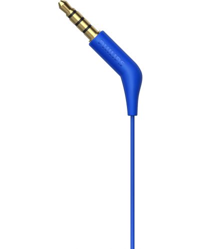 Slušalice s mikrofonom Philips - TAE1105BL, plave - 5
