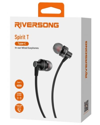 Slušalice s mikrofonom Riversong - Spirit T, crne - 3