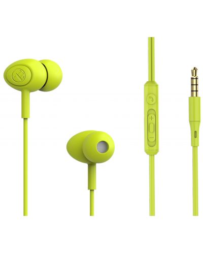 Slušalice s mikrofonom Tellur - Basic Gamma, zelene - 1
