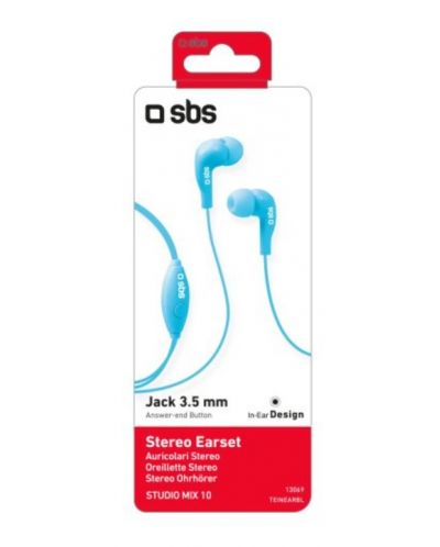 Slušalice s mikrofonom SBS - Mix 10, plave - 5