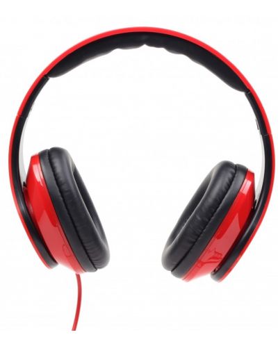 Slušalice s mikrofonom Gembird - MHS-DTW-R, crveno/crne - 2