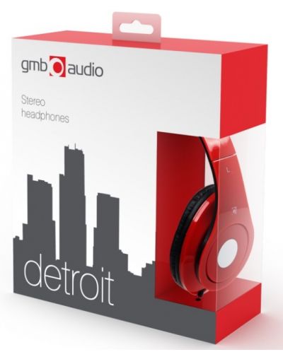 Slušalice s mikrofonom Gembird - MHS-DTW-R, crveno/crne - 9
