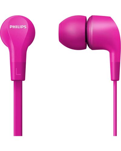 Slušalice s mikrofonom Philips - TAE1105PK, ružičaste - 2