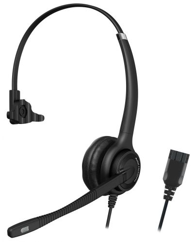 Slušalice s mikrofonom Axtel - ELITE HDvoice mono NC, crne - 1