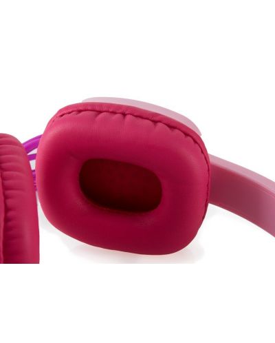 Dječje slušalice s mikrofonom Emoji - Flip n Switch, ružičasto/ljubičaste - 4