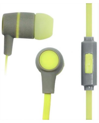 Slušalice s mikrofonom Vakoss - SK-214G, zelene - 1