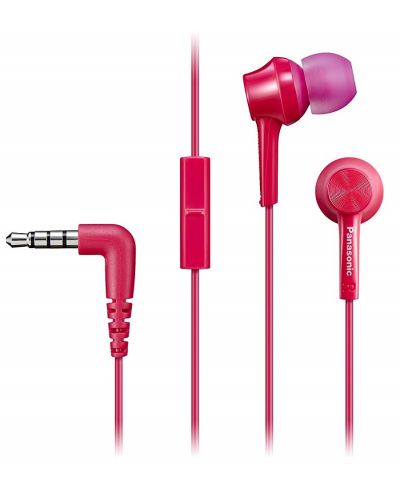 Slušalice s mikrofonom Panasonic RP-TCM115E-P - ružičaste - 1