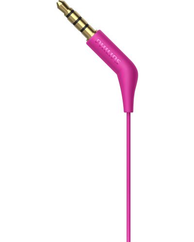 Slušalice s mikrofonom Philips - TAE1105PK, ružičaste - 5
