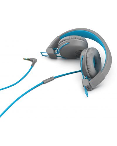Slušalice s mikrofonom Jlab - Studio, sivo/plave - 4