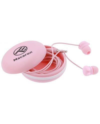 Slušalice s mikrofonom Tellur Macaron - ružičaste - 2