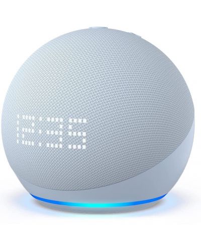 Smart zvučnik Amazon - Echo Dot 5, sa satom, plavi - 2