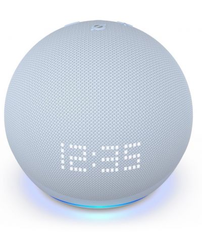 Smart zvučnik Amazon - Echo Dot 5, sa satom, plavi - 4