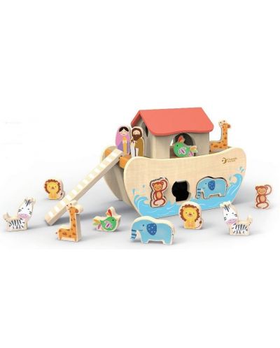 Dječja drvena igračka - sorter Classic World - Noina arka - 1