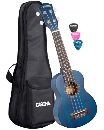 Sopran ukulele Cascha - HH 2266, plavi - 1