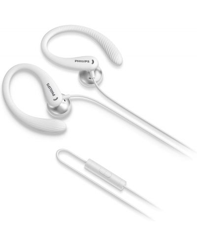 Sportske slušalice s mikrofonom Philips - TAA1105WT, bijele - 2