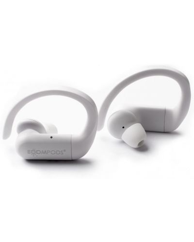 Sportske slušalice s mikrofonom Boompods - Sportpods, TWS, bijele - 3