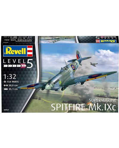 Sastavljeni model Revell - Zrakoplov Supermarine Spitfire Mk.IXc (03927) - 2