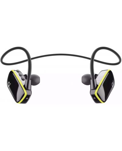 Sportske bežične slušalice Cellularline - Flipper, crno/žute - 1