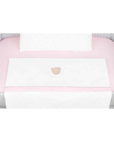 Set za spavanje za mini krevetić KikkaBoo Dream Big - 3 dijela, roza - 2