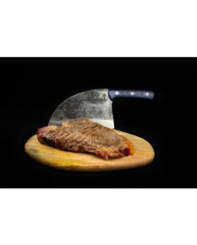Srpski nož šefa kuhinje Samura - Madbull Almazan, 18 cm, plava crna drška - 3