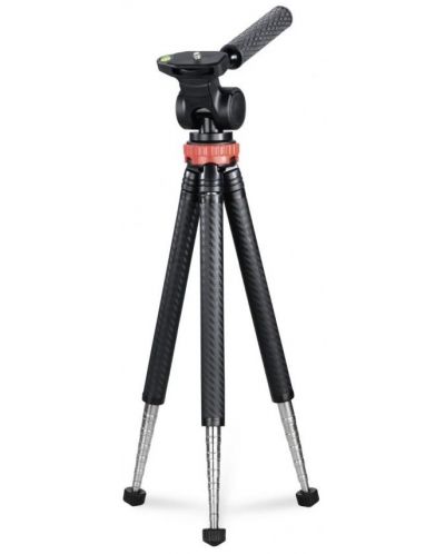 Stativ Hama - Traveller Pro, 26-106cm, za pametne telefone i kamere, crni - 1