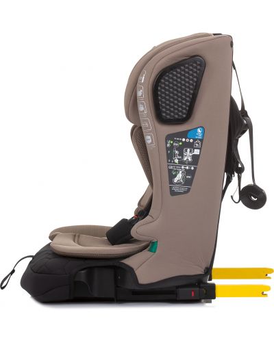 Autosjedalica Chipolino - LuxX, IsoFix, i-Size, 76-150 cm, makadamija - 5