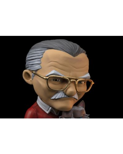 Статуетка Iron Studios Icons: Stan Lee - Stan Lee with Grumpy Cat, 14 cm - 6