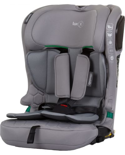 Autosjedalica Chipolino - LuxX, IsoFix, i-Size, 76-150 cm, granit - 1