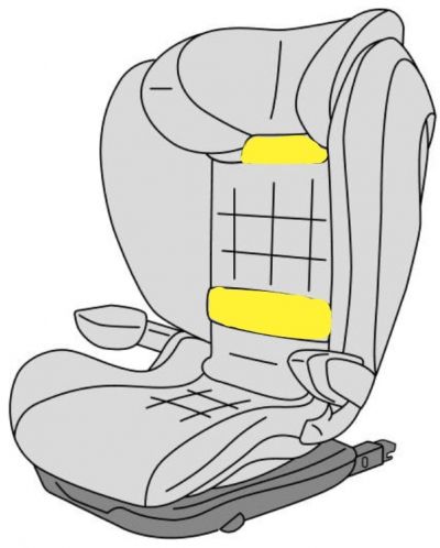 Autosjedalica Avionaut - MaxSpace Comfort +, i-Size, IsoFix, 100-150 cm, Black - 6