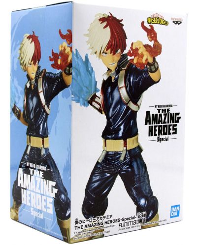 Kipić Banpresto Animation: My Hero Academia - Shoto Todoroki (Ver. C) (Special Color) (The Amazing Heroes Special), 12 cm - 4