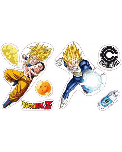 Naljepnice ABYstyle Animation: Dragon Ball Z - Goku & Vegeta - 1