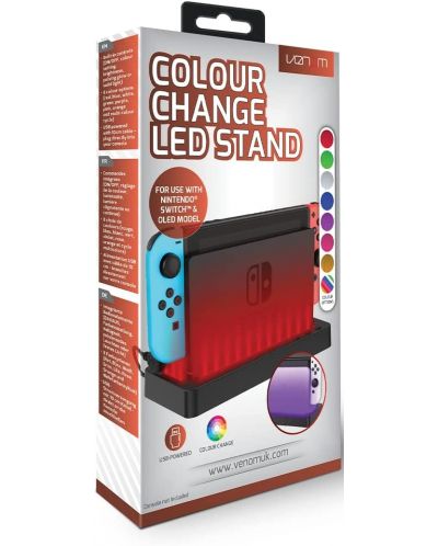 Stalak za konzolu Venom Multi-Colour LED Stand (Nintendo Switch) - 8