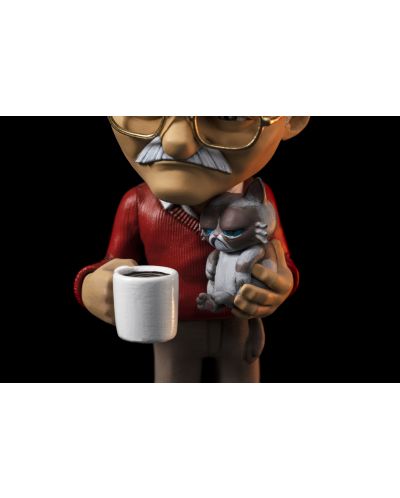 Статуетка Iron Studios Icons: Stan Lee - Stan Lee with Grumpy Cat, 14 cm - 5