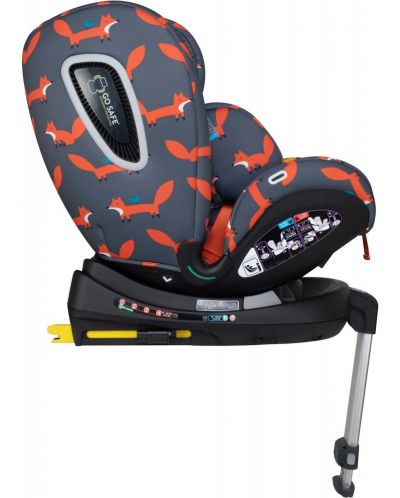 Autosjedalica Cosatto - All in All Rotate, 0-36 kg, s IsoFix, I-Size, Charcoal Mister Fox - 7