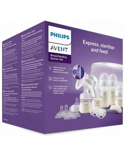 Početni set Philips Avent Natural Response - S ručnom pumpicom za grudi Natural Motion - 9