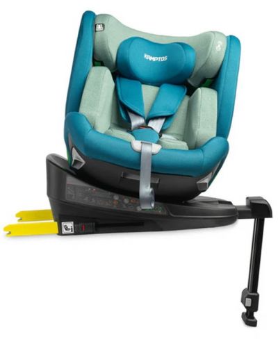 Autosjedalica Caretero - Kamptos, IsoFix, i-Size, 40-150 cm, Blue - 4