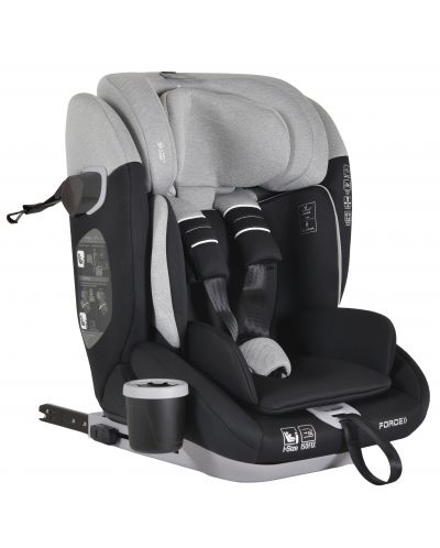 Autosjedalica Cangaroo - Force, i-Size, IsoFix , 76-150 cm, siva - 1