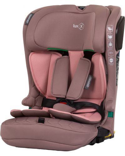 Autosjedalica Chipolino - LuxX, IsoFix, i-Size, 76-150 cm, flamingo - 1