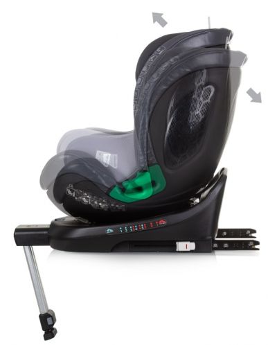 Autosjedalica Chipolino - Maximus, 360°, I-Size, IsoFix, 40-150 cm, granit - 6