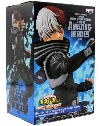 Kipić Banpresto Animation: My Hero Academia - Shoto Todoroki (The Amazing Heroes), 17 cm - 2