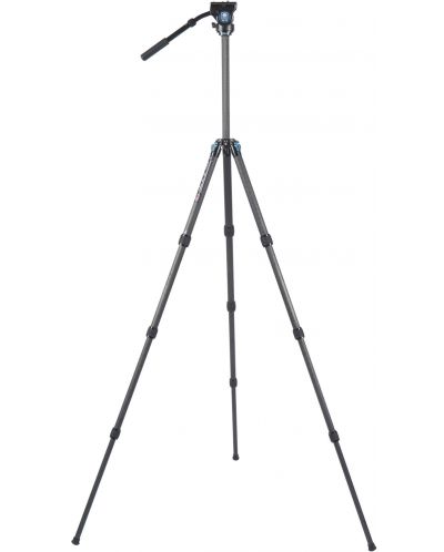 Stativ SIRUI - ST-224, s video glavom VH-10, 52.5-184.5 cm, crni - 2