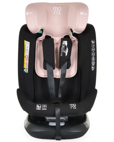 Autosjedalica Moni - Serengeti, IsoFix, I-Size, 40-150 cm, ružičasta - 7