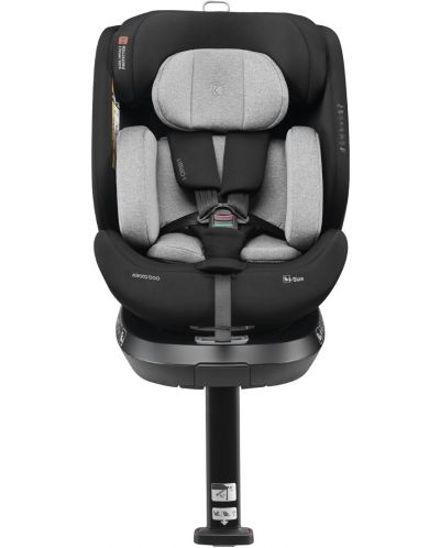 Autosjedalica KikkaBoo - i-Orbit, IsoFix, i-Size, 40-150 cm, Light Grey - 2