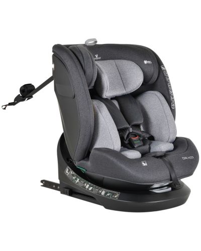 Autosjedalica Cangaroo - Draco, 360°, I-Size, IsoFix, 40-150 cm, siva - 1