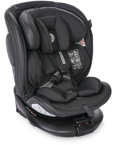 Autosjedalica Lorelli - Estate, i-Size, Isofix, 40-150 cm, Leg, Black Jasper - 3