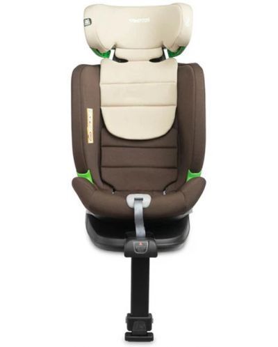 Autosjedalica Caretero - Kamptos, IsoFix, i-Size, 40-150 cm, Beige - 9