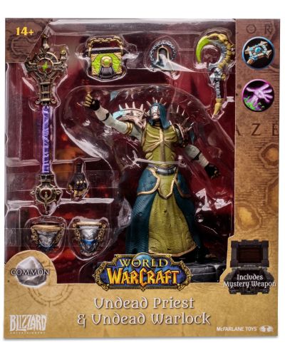 Kipić McFarlane Games: World of Warcraft - Priest & Warlock (Undead), 15 cm - 9