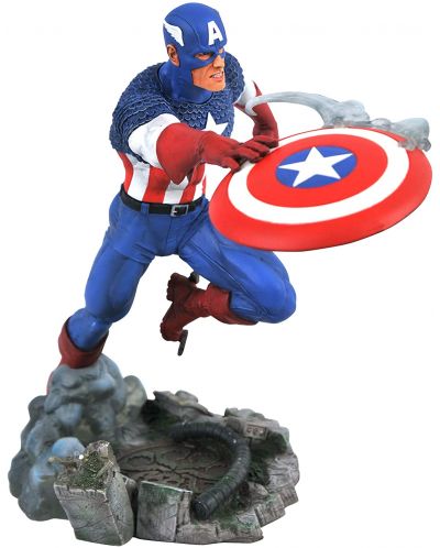 Figurica Diamond Select Marvel: Avengers - Captain America, 25 cm - 4