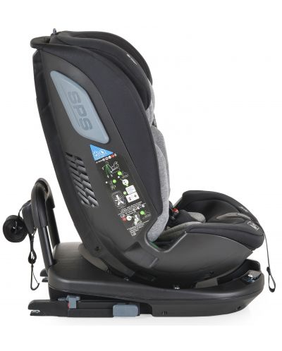 Autosjedalica Cangaroo - Gravity, 360°, i-Size, с IsoFix , 40-150 cm, siva - 3