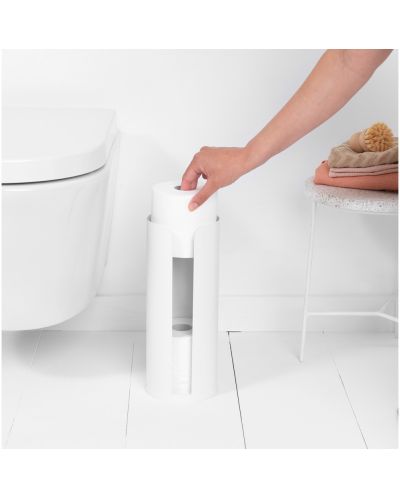Stalak za rezervni toaletni papir Brabantia - ReNew, White - 6